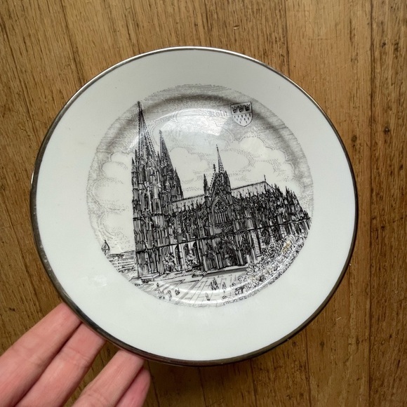 Koln cathedral kunst-palette regnitzlosau ceramic vintage plate cologne Germany - Picture 2 of 6